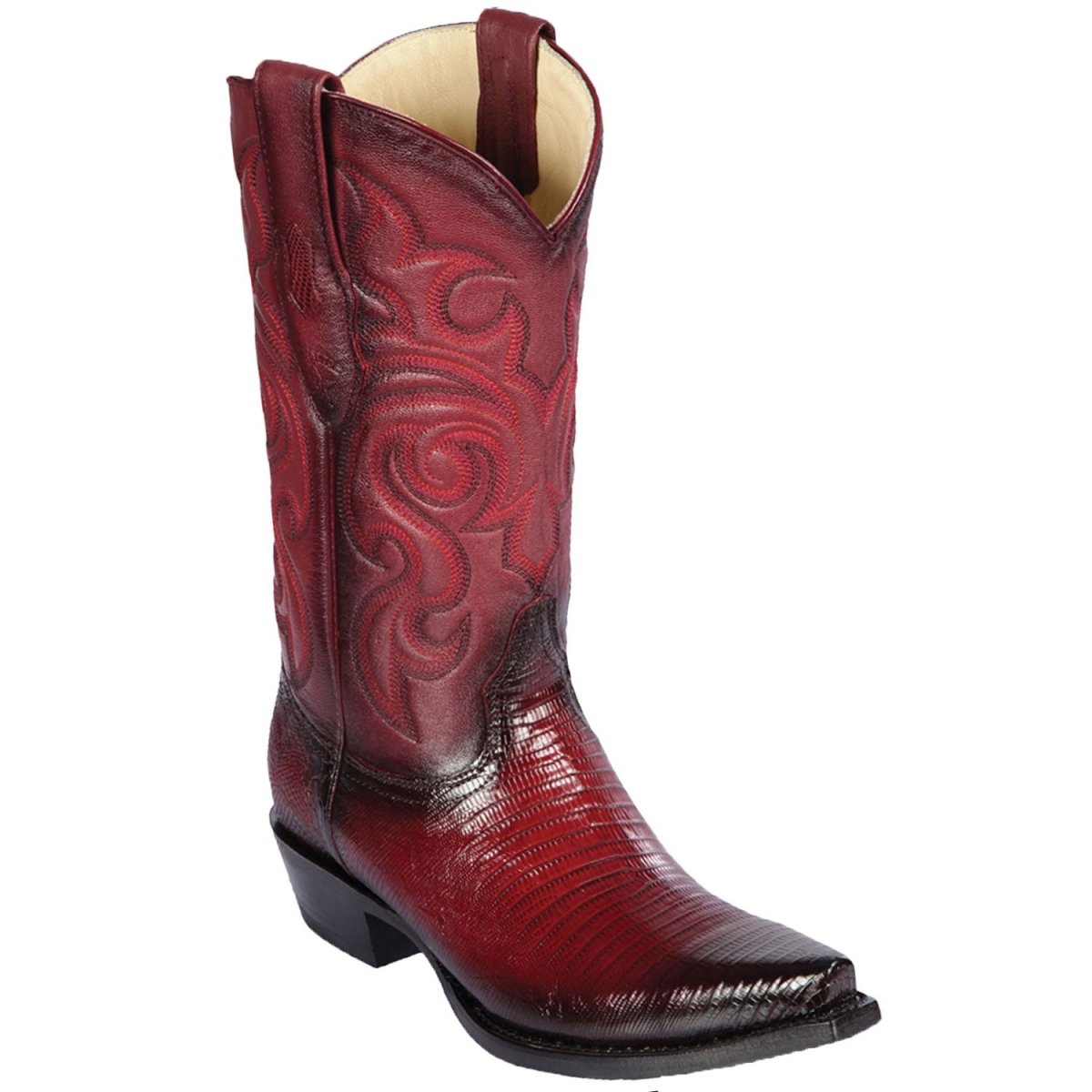 Botas de Armadillo Lizard Original con Horma Punta Recortada Difuminada