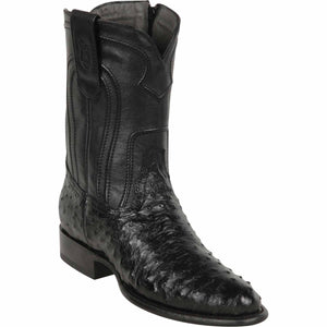 Botas de Avestruz Original Horma Roper con Zipper