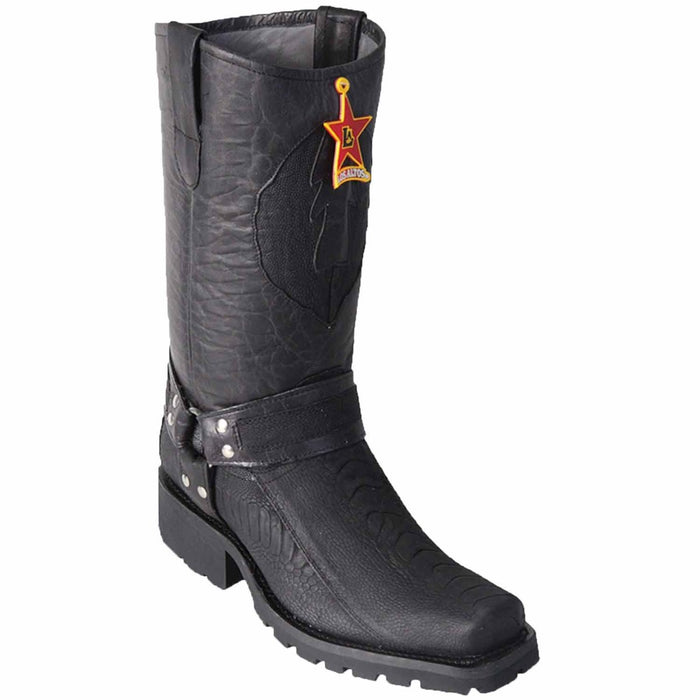 Botas de Avestruz Pata Horma Biker Motociclista Grasso