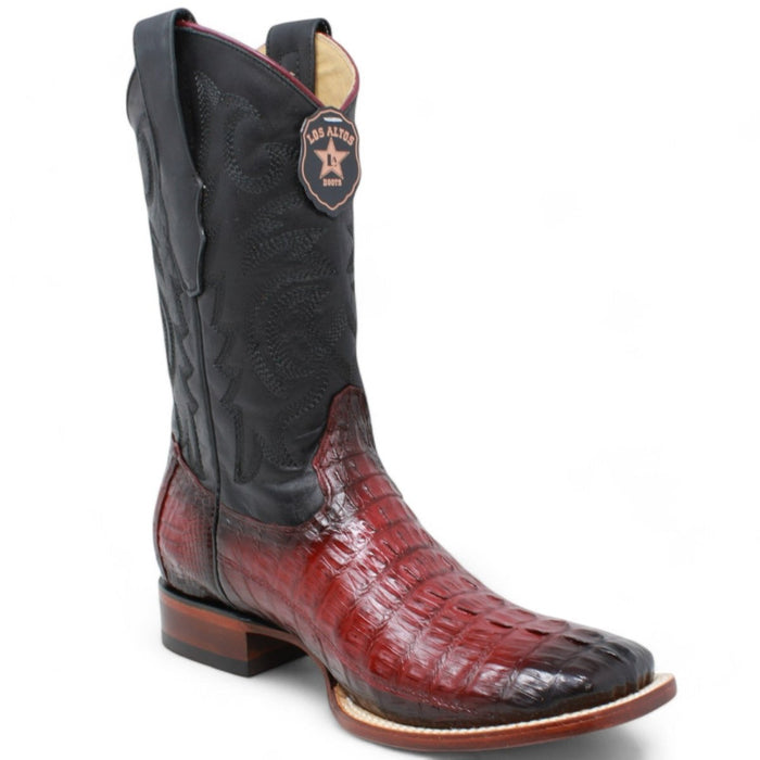 Botas de Cocodrilo Caiman Cola Horma Amplia