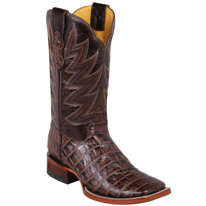 Botas de Cocodrilo Grabado Horma Rodeo Cuadrada