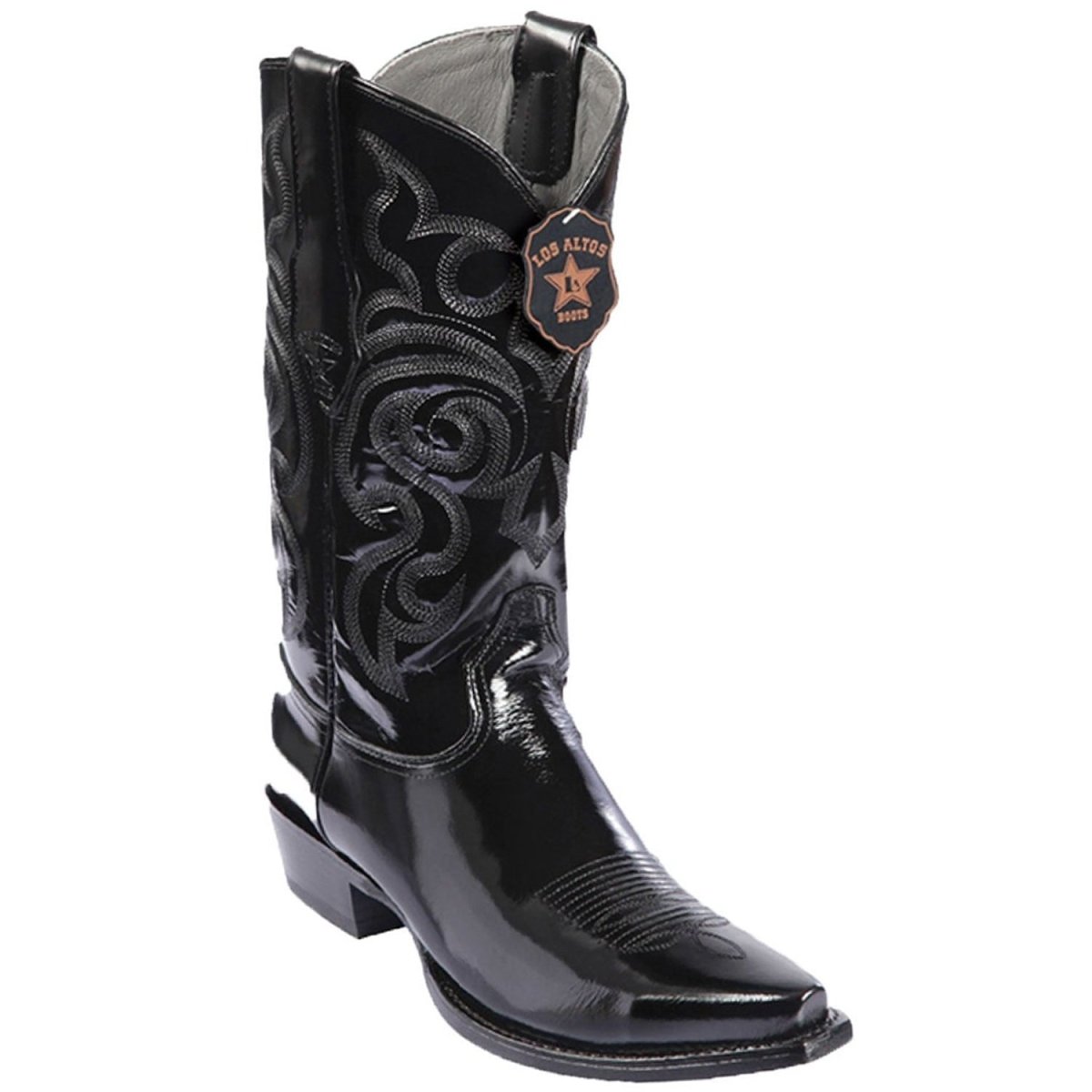 Botas de Cuero con Punta Recortada Camaleon