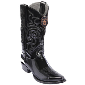 Botas de Cuero con Punta Recortada Camaleon