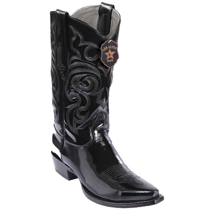Botas de Cuero con Punta Recortada Camaleon
