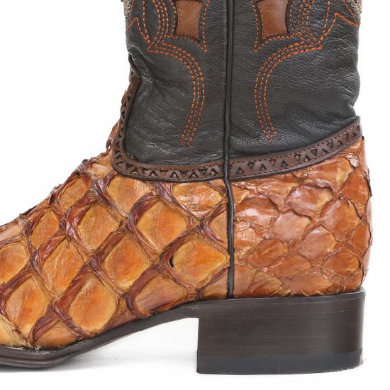 Botas de Pescado Pirarucu Original en Horma Europea Cuadrada LAB