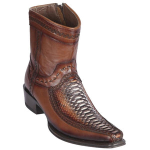 Botas de Piton con Venado Cortas Punta Europea LAB-76BF5788