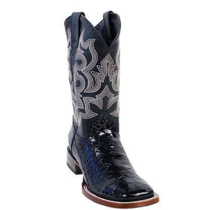 Botas de Tortuga Grabada Horma Rodeo Cuadrada