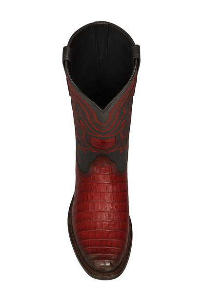 Botas de Cocodrilo Caiman Cola Horma Europea