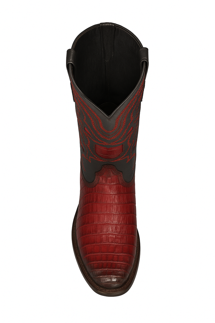Botas de Cocodrilo Caiman Cola Horma Europea