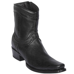 Botines de Panza de Avestruz Original Punta Europea LAB-76B9705