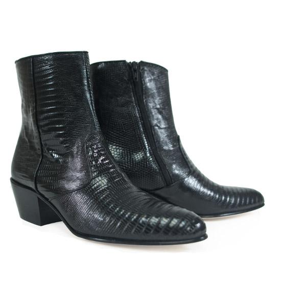 Botines Charros de Piel de Armadillo Lizard Original LAB-630705