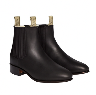 Mens Deer Black Botines