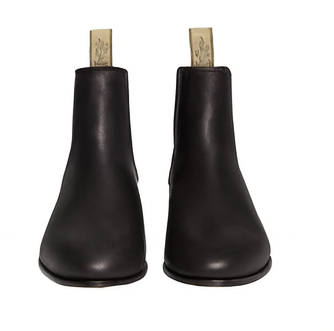 Mens Deer Black Botines