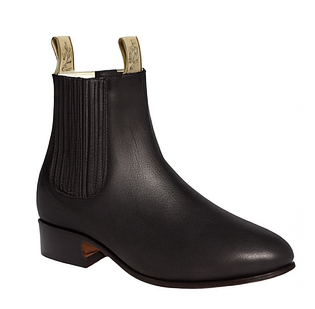 Mens Deer Black Botines