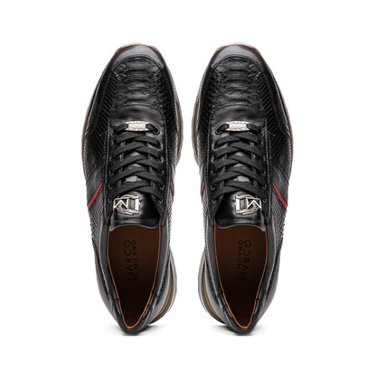Marco Di Milano Brescia Black Leather Dress Shoes