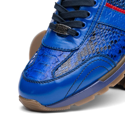 Marco Di Milano Brescia Electric Blue Leather Shoe