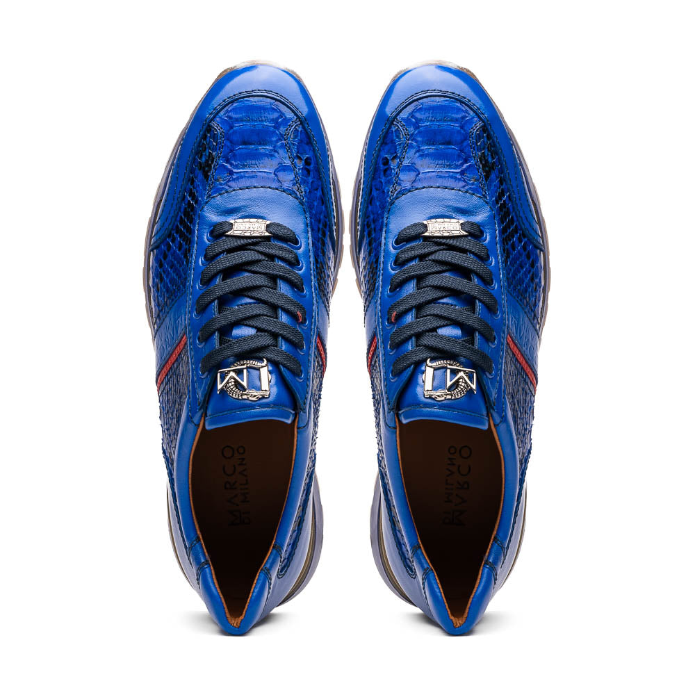 Marco Di Milano Brescia Electric Blue Leather Shoe