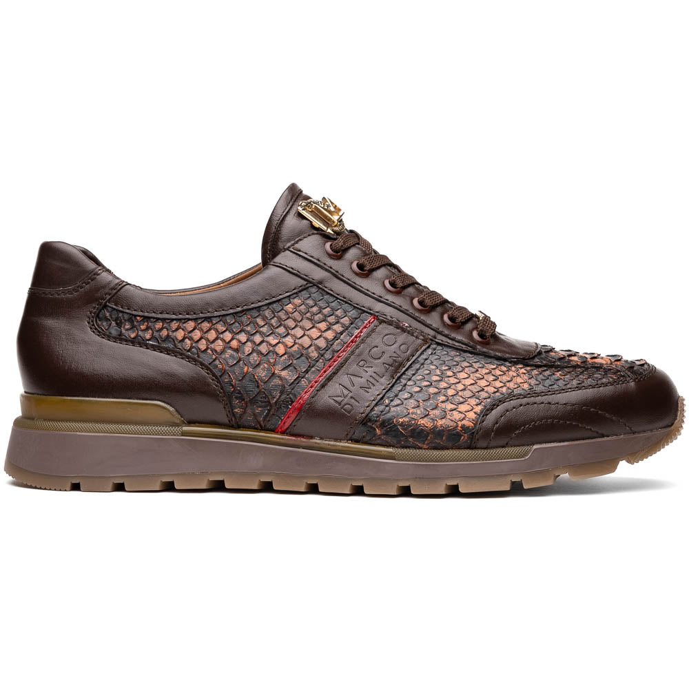 Marco Di Milano Brescia Cognac Washed Leather Shoes
