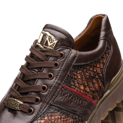 Marco Di Milano Brescia Cognac Washed Leather Shoes
