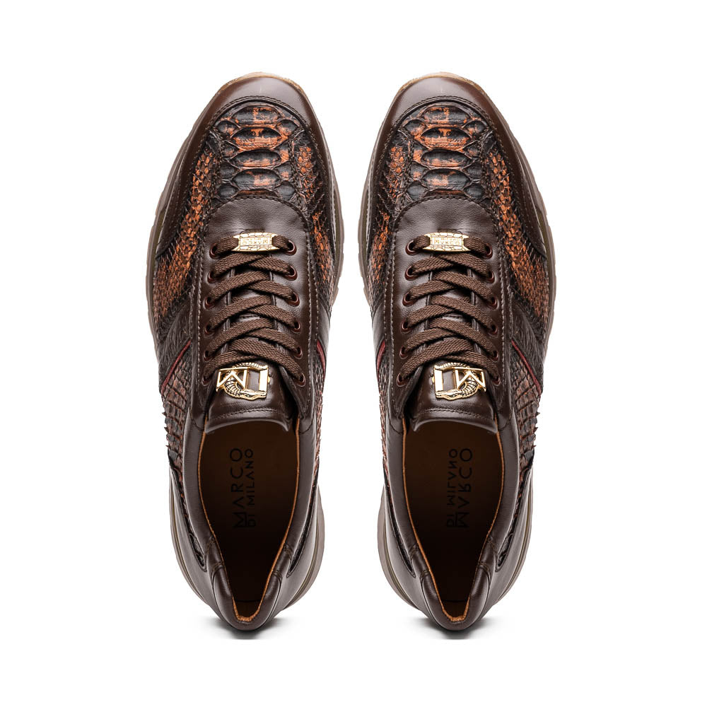 Marco Di Milano Brescia Cognac Washed Leather Shoes
