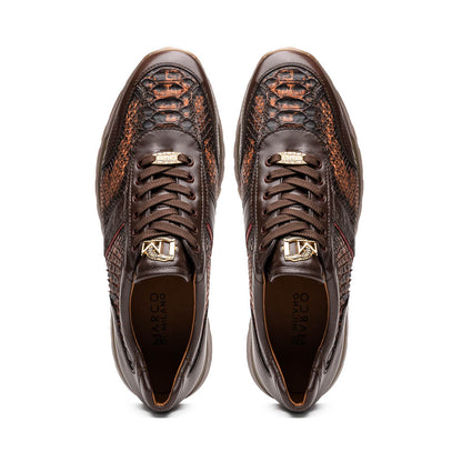 Marco Di Milano Brescia Cognac Washed Leather Shoes