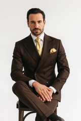 suits-with-baggy-pleated-pants-wide-leg-pants-100-wool-classic-fit-in-brown-color-by-rossiman