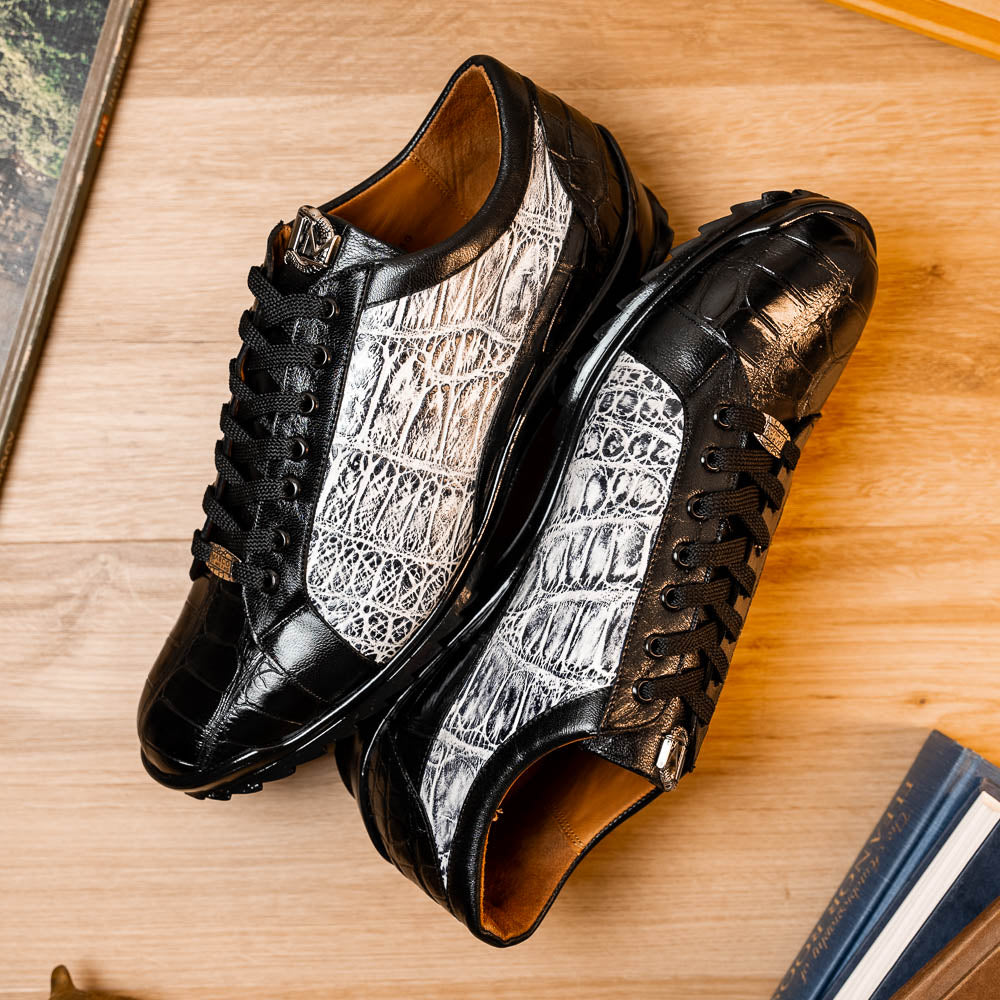 Marco Di Milano Cairo Black & White Leather Oxfords