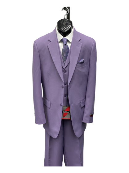 In Aguasta Green - Emerald Color Zacchi Men's 3 Piece Poplin Suit  Spring Colors & Award Winning Design
