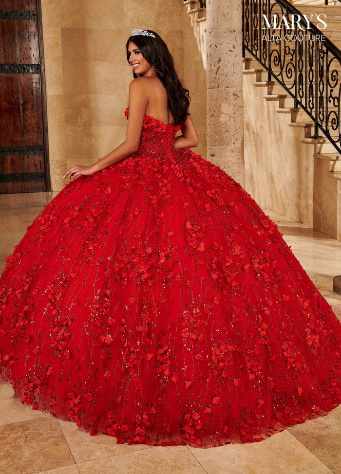 Alta Couture MQ3075 Cape Quinceanera Dress