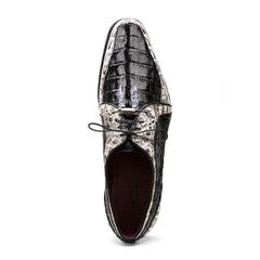 marco-di-milano-caribe-newspaper-black-caiman-crocodile-derby-shoes