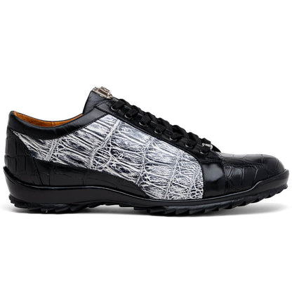 Marco Di Milano Cairo Black & White Leather Oxfords
