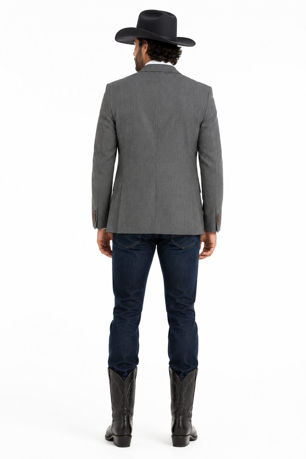 Casual Cowboy Blazer for Men Western Style with Rustic Charm