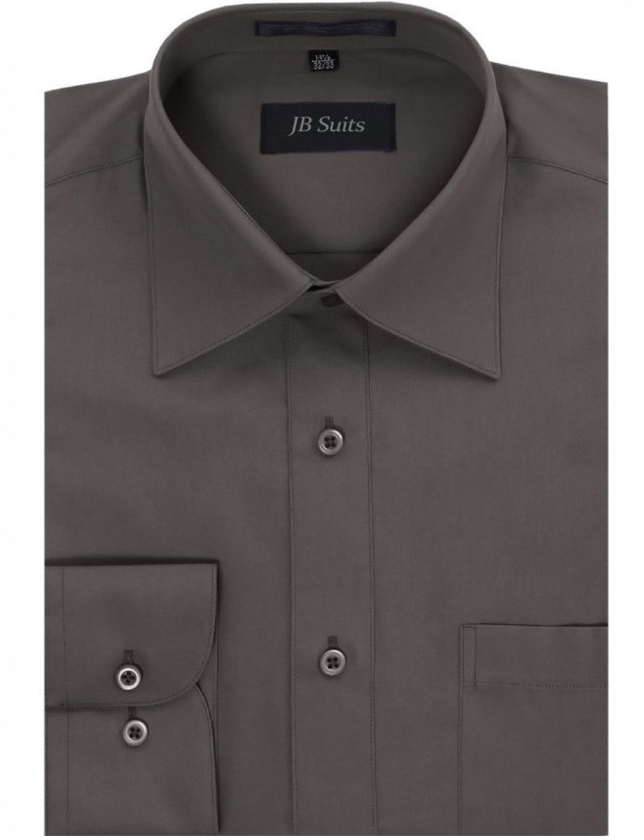 Men’s White Non-Iron Wrinkle-Free Button Down Dress Shirt