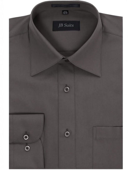 Men’s White Non-Iron Wrinkle-Free Button Down Dress Shirt