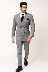 suits-with-baggy-pleated-pants-wide-leg-pants-100-wool-classic-fit-in-black-and-white-plaid-color-by-rossiman