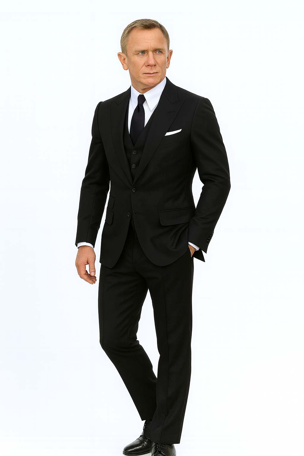 James Bond Costume - James Bond Black Suit