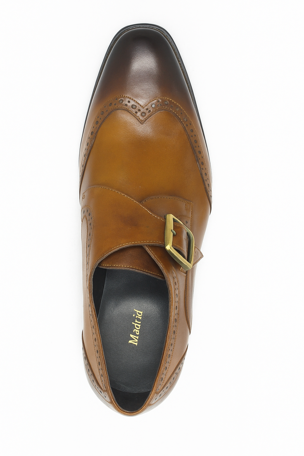 Burnished Wingtip Monk Strap KS099-710