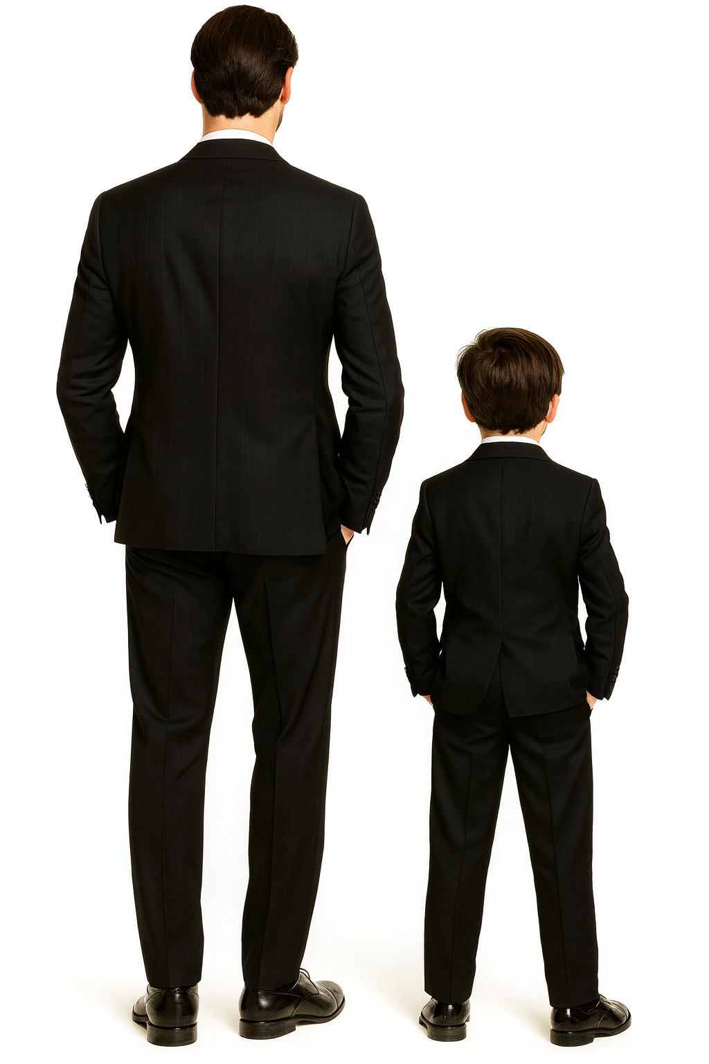 Dad And Son Black Matching wedding outfit Suits Perfect for toddler Suit wedding attire outfit