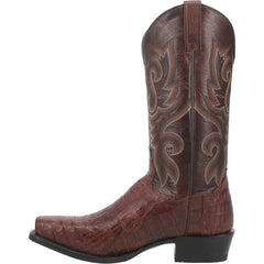 dan-post-mens-stalker-genuine-caiman-belly-square-toe-boots-brown