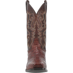 dan-post-mens-stalker-genuine-caiman-belly-square-toe-boots-brown