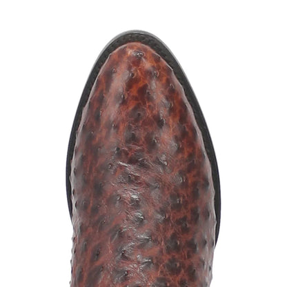 PERSHING FULL QUILL OSTRICH BOOT