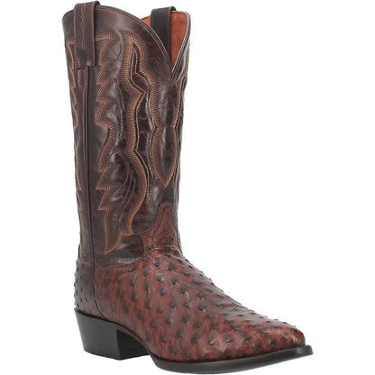 PERSHING FULL QUILL OSTRICH BOOT
