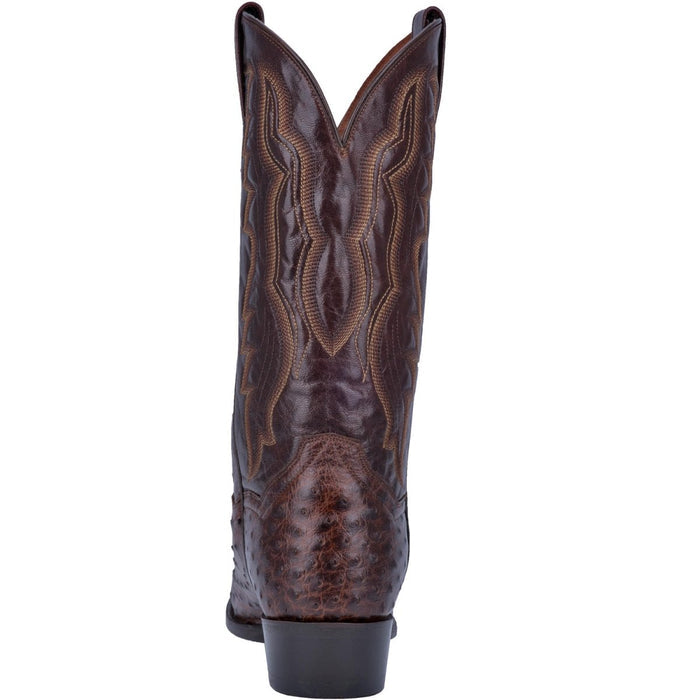 PERSHING FULL QUILL OSTRICH BOOT