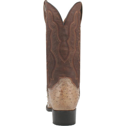 PERSHING FULL QUILL OSTRICH BOOT