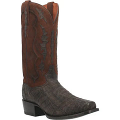 dan-post-mens-stalker-genuine-caiman-belly-square-toe-boots-brown