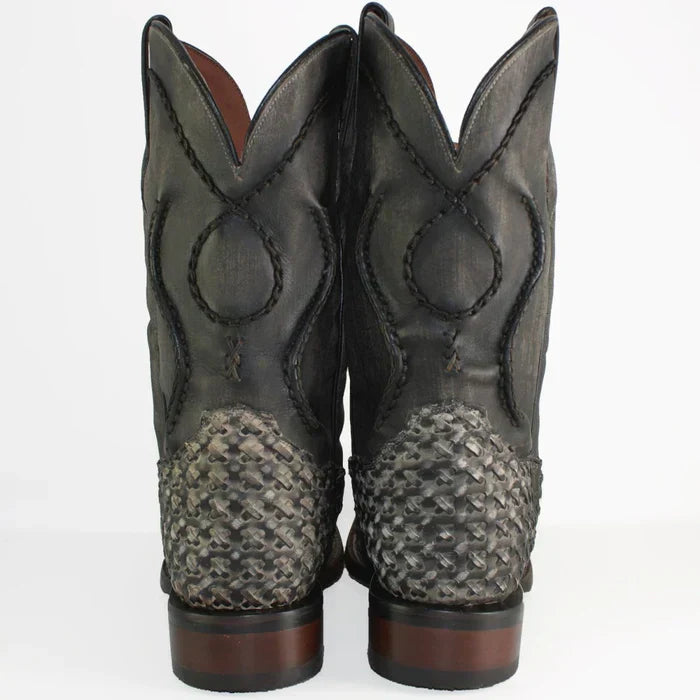Dan Post Men's Stanley Leather Square Toe Boots - Black