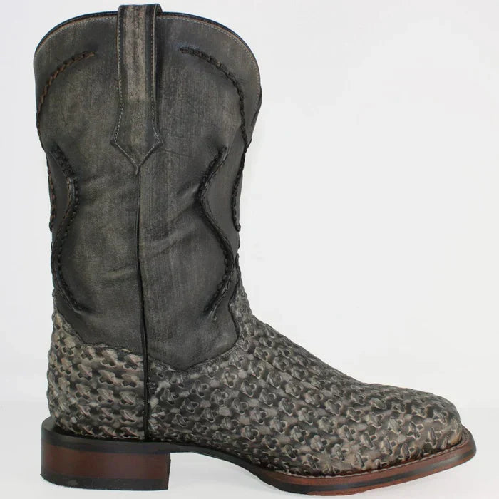 Dan Post Men's Stanley Leather Square Toe Boots - Black