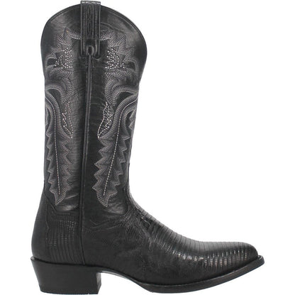 Dan Post Men's Winston Genuine Lizard Round Toe Boots - Tan