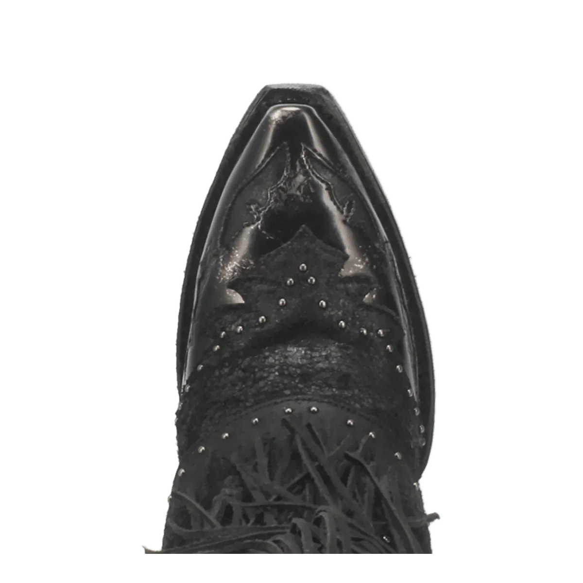 Dan Post Women's Bed of Roses Snip Toe Leather Boots - Black