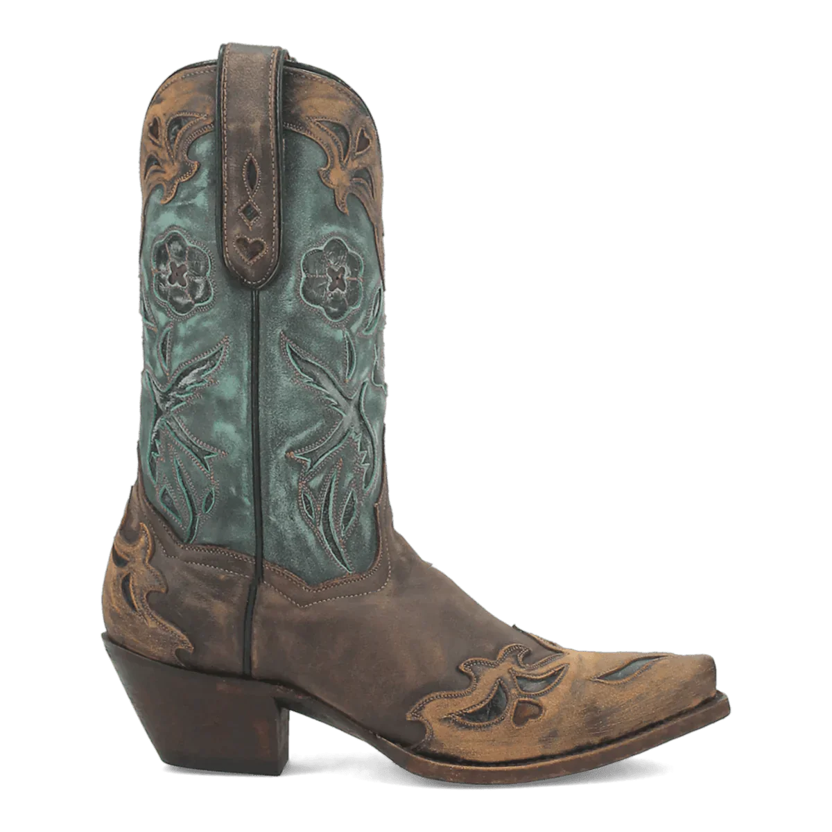 VINTAGE BLUEBIRD LEATHER BOOT